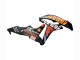 Erschwingliche Honda CBR600RR Motorrad Verkleidung 2007-2008 - Matt Schwarz Orange Rot Rossi Repsol 46