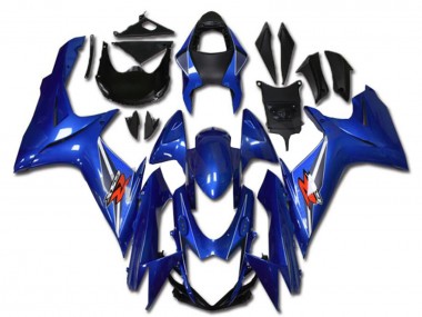 Erschwingliche Suzuki GSXR 600/750 Motorrad Verkleidung 2011-2024 - Blau