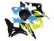 Erschwingliche Honda CBR600RR Motorrad Verkleidung 2007-2008 - Blau Gelb Glanzendes Schwarz