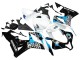 Erschwingliche Honda CBR600RR Motorrad Verkleidung 2007-2008 - Weiss Hellblau Glanzendes Schwarz