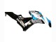 Erschwingliche Honda CBR600RR Motorrad Verkleidung 2007-2008 - Weiss Hellblau Glanzendes Schwarz