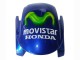 Erschwingliche Honda CBR600RR Motorrad Verkleidung 2007-2008 - Blau Grun MoviStar Castrol