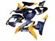 Erschwingliche Honda CBR600RR Motorrad Verkleidung 2007-2008 - Orange Dunkel Blau Trick Star 06