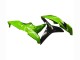 Erschwingliche Honda CBR600RR Motorrad Verkleidung Kit 2007-2008 - Grun Glanzendes Schwarz