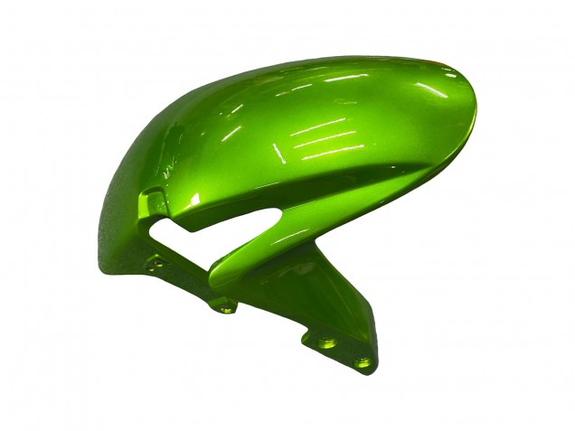 Erschwingliche Honda CBR600RR Motorrad Verkleidung Kit 2007-2008 - Grun Glanzendes Schwarz