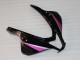 Erschwingliche Honda CBR600RR Motorrad Verkleidung 2007-2008 - Rosa Glanzendes Schwarz Rennen