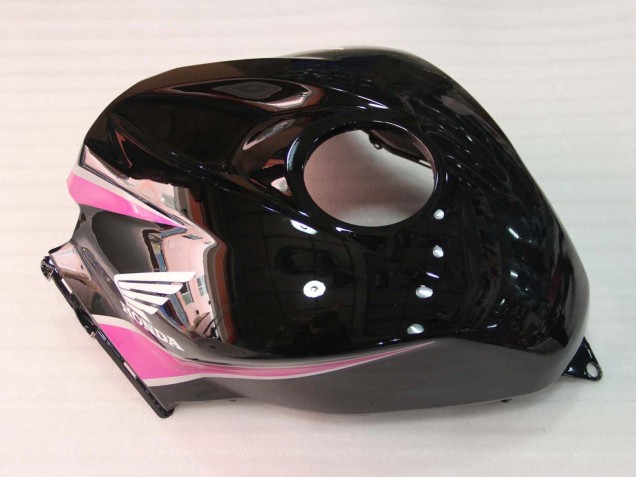 Erschwingliche Honda CBR600RR Motorrad Verkleidung 2007-2008 - Rosa Glanzendes Schwarz Rennen