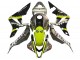 Erschwingliche Honda CBR600RR Motorrad Verkleidung 2007-2008 - Grau Fluoreszierendes Gelb Hai