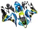 Erschwingliche Honda CBR600RR Motorrad Verkleidung 2007-2008 - Grun Gelb Glanzendes Schwarz Hai 46