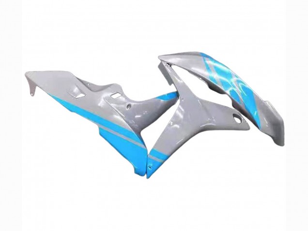 Erschwingliche Honda CBR600RR Motorrad Verkleidung 2007-2008 - Glanzendes Grau Hellblau