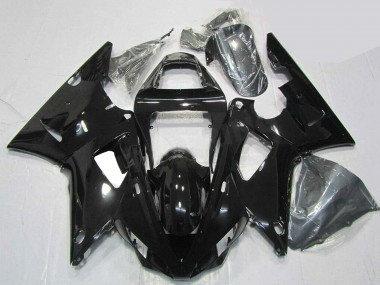 Erschwingliche Yamaha YZF R1 Motorrad Verkleidung 2000-2001 - Glanzendes Schwarz