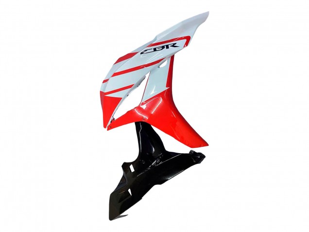Erschwingliche Honda CBR600RR Motorrad Verkleidung 2007-2008 - Weiss Rot Glanzendes Schwarz