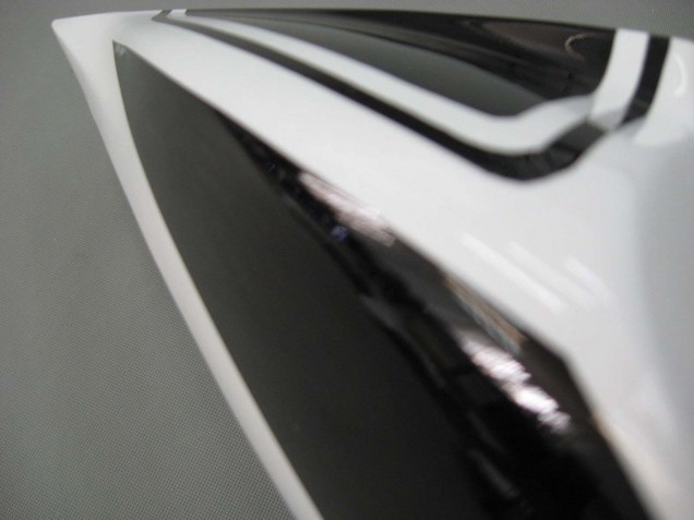 Erschwingliche Honda CBR600RR Motorrad Verkleidung 2007-2008 - Weiss Schwarz Rennen