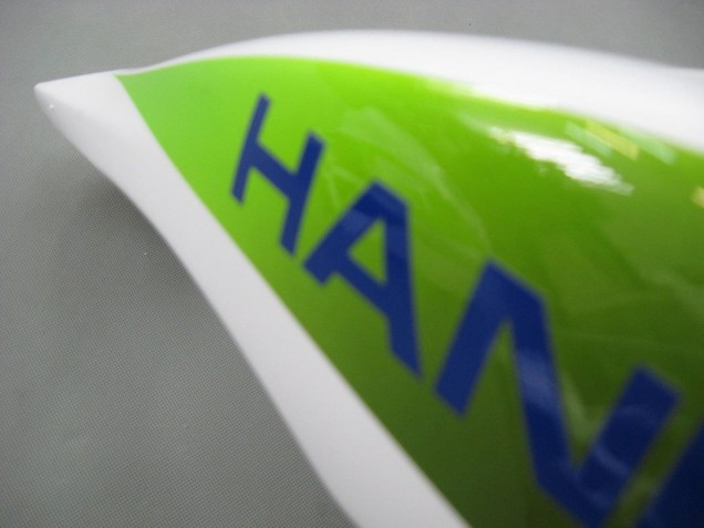 Erschwingliche Honda CBR600RR Motorrad Verkleidung 2007-2008 - Weiss Grun Gelb Glanzendes Schwarz Hannspree