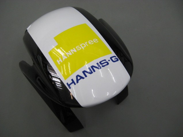 Erschwingliche Honda CBR600RR Motorrad Verkleidung 2007-2008 - Weiss Grun Gelb Glanzendes Schwarz Hannspree