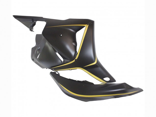 Erschwingliche Honda CBR600RR Motorrad Verkleidung 2009-2012 - Matt Schwarz Gold