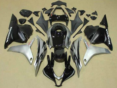 Erschwingliche Honda CBR600RR Motorrad Verkleidung 2009-2012 - Schwarz Grau