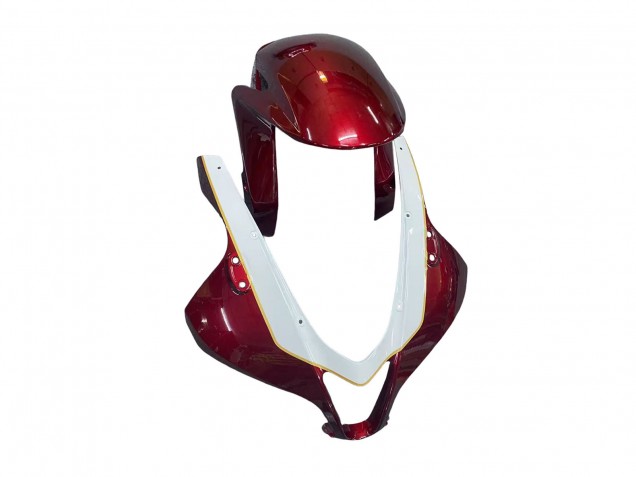 Erschwingliche Honda CBR600RR Motorrad Verkleidung 2009-2012 - Weiss Rot Matt Schwarz