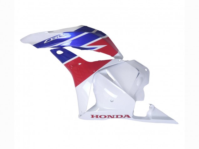 Erschwingliche Honda CBR600RR Motorrad Verkleidung 2009-2012 - Weiss Rot Blau