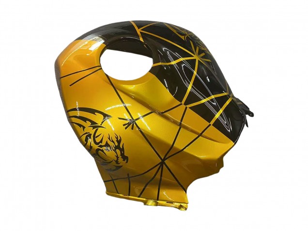 Erschwingliche Honda CBR600RR Motorrad Verkleidung 2009-2012 - Gold Glanzendes Schwarz