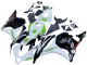 Erschwingliche Honda CBR600RR Motorrad Verkleidung 2009-2012 - Weiss Grun Glanzendes Schwarz Hannspree