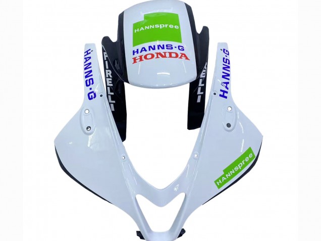 Erschwingliche Honda CBR600RR Motorrad Verkleidung 2009-2012 - Weiss Grun Glanzendes Schwarz Hannspree