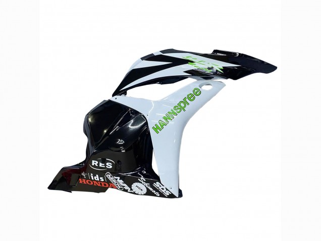 Erschwingliche Honda CBR600RR Motorrad Verkleidung 2009-2012 - Weiss Grun Glanzendes Schwarz Hannspree