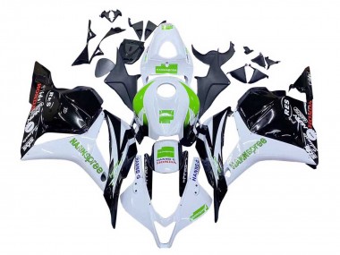 Erschwingliche Honda CBR600RR Motorrad Verkleidung 2009-2012 - Weiss Grun Glanzendes Schwarz Hannspree
