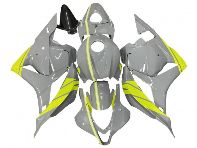 Erschwingliche Honda CBR600RR Motorrad Verkleidung Kit 2009-2012 - Nardo Grau Gelb