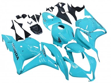 Erschwingliche Honda CBR600RR Motorrad Verkleidung 2009-2012 - Hellblau Rennen