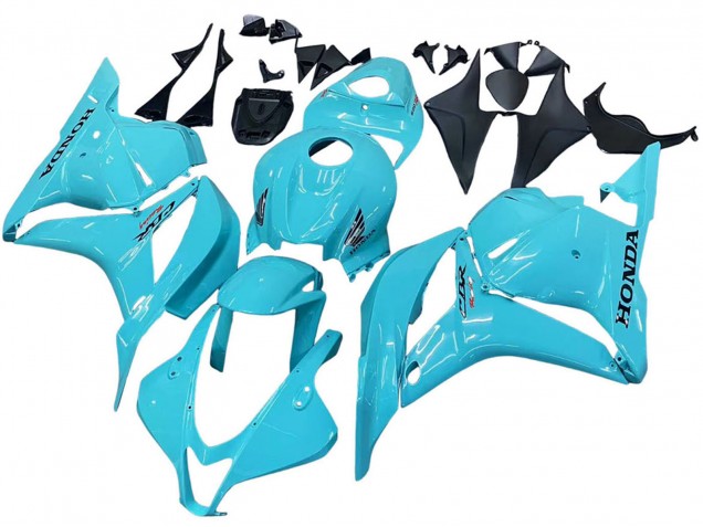 Erschwingliche Honda CBR600RR Motorrad Verkleidung 2009-2012 - Hellblau Rennen