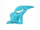 Erschwingliche Honda CBR600RR Motorrad Verkleidung 2009-2012 - Hellblau Rennen