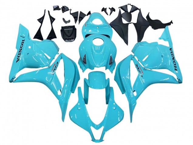 Erschwingliche Honda CBR600RR Motorrad Verkleidung 2009-2012 - Hellblau Rennen