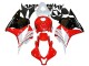 Erschwingliche Honda CBR600RR Motorrad Verkleidung 2009-2012 - Weiss Rot Glanzendes Schwarz