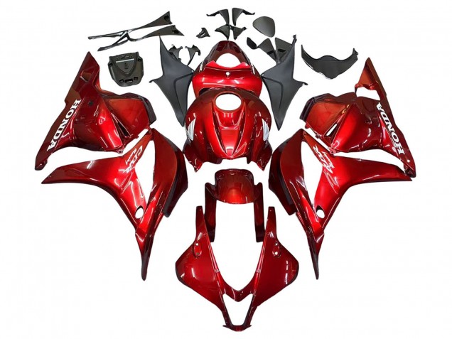Erschwingliche Honda CBR600RR Motorrad Verkleidung 2009-2012 - Rot Rennen