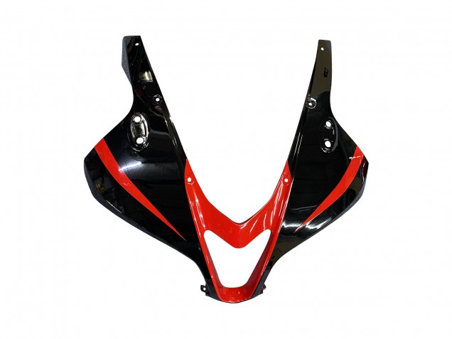 Erschwingliche Honda CBR600RR Motorrad Verkleidung 2009-2012 - Rot Glanzendes Schwarz Matt Schwarz Streifen