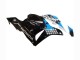Erschwingliche Honda CBR600RR Motorrad Verkleidungen Kit 2009-2012 - Weiss Blau Glanzendes Schwarz