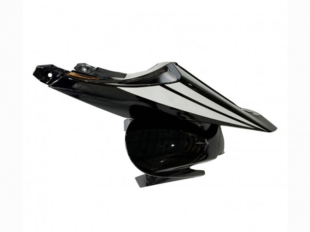 Erschwingliche Honda CBR600RR Motorrad Verkleidung Kit 2013-2023 - Weiss Glanzendes Schwarz