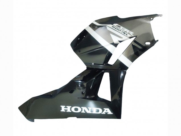 Erschwingliche Honda CBR600RR Motorrad Verkleidung 2013-2023 - Silber Glanzendes Schwarz