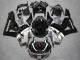 Erschwingliche Honda CBR600RR Motorrad Verkleidung 2013-2023 - Silber Glanzendes Schwarz