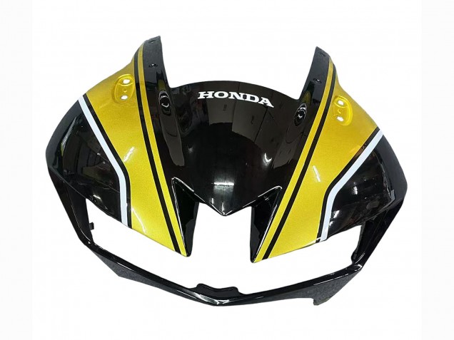 Erschwingliche Honda CBR600RR Motorrad Verkleidung 2013-2023 - Weiss Gold Glanzendes Schwarz Repsol