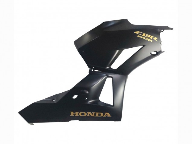 Erschwingliche Honda CBR600RR Motorrad Verkleidung 2013-2023 - Matt Schwarz Gold Aufkleber