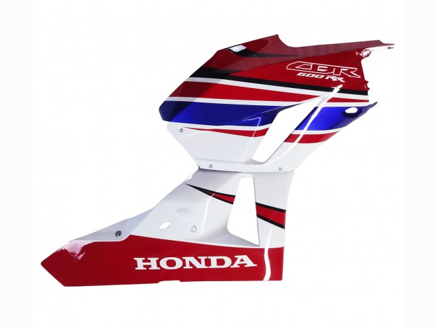 Erschwingliche Honda CBR600RR Motorrad Verkleidung 2013-2023 - Weiss Rot Blau