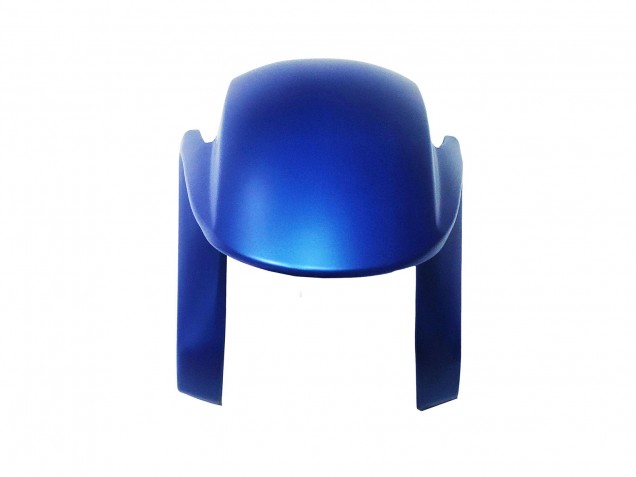 Erschwingliche Honda CBR600RR Motorrad Verkleidung 2013-2023 - Blau Matt Schwarz Rennen