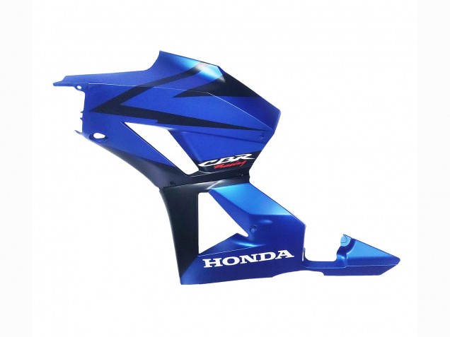 Erschwingliche Honda CBR600RR Motorrad Verkleidung 2013-2023 - Blau Matt Schwarz Rennen