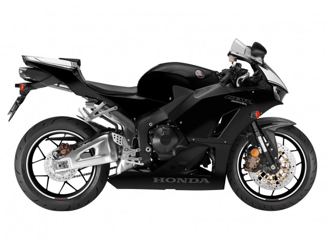 Erschwingliche Honda CBR600RR Motorrad Verkleidung 2013-2023 - Glanzendes Schwarz