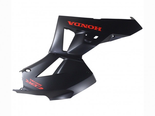 Erschwingliche Honda CBR600RR Motorrad Verkleidung 2013-2023 - Matt Schwarz Rot Aufkleber