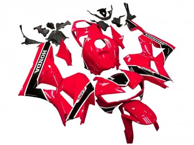 Erschwingliche Honda CBR600RR Motorrad Verkleidung 2013-2023 - Rot Weiss Schwarz