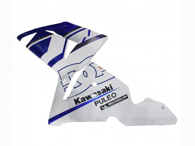 Erschwingliche Kawasaki ZX10R Motorrad Verkleidung 2004-2005 - Schwarz Weiss