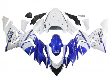 Erschwingliche Kawasaki ZX10R Motorrad Verkleidung 2004-2005 - Schwarz Weiss